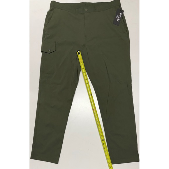 RHONE Other - Rhone Commuter Cargo Pants Mens Small Olive Green Stretch Straight Leg NWOT